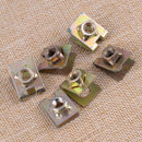 100Pcs Auto Car Mixed Door Trim Panel Clip Fastener Fixed Screw U Gasket Clip