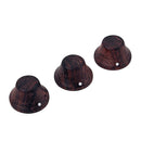 3Pcs Rosewood Guitar Speed Control Knobs for 6mm (0.24 inch) Dia. Shaft Pots -