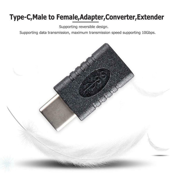 3pcs High Speed Mini Portable USB 3.1 Type C M/M F/F M/F Converter USB-C Adapter