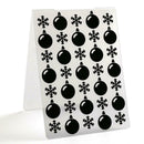 Christmas Ball Decor Plastic Embossing Folder Scrapbook DIY Album Card A