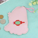 DIY Special Shaped Diamond Painting Wallet Girl Coin Purse Pendants Gifts