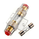 5X(Car Stereo 8 Gauge AGU Support Fuse Holder and Fuse 60 Amp Audio Cable O9U1)