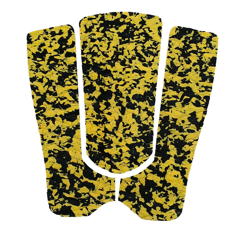 Traction Surfboard Surfing Anti-Slip Mat Yacht Deck Tail Adhesive Pad Yellow