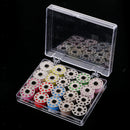 20pcs Practical Cotton Sewing Machine Thread and Bobbins with Plastic Case