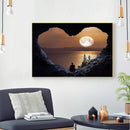 5D Full Square Drill Diamond Painting DIY Love Sunset Cross Stitch Mosaic