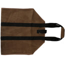 Firewood Carrier Log Carrier Wood Carrying Bag for Fireplace 16oz Waxed Canv&+