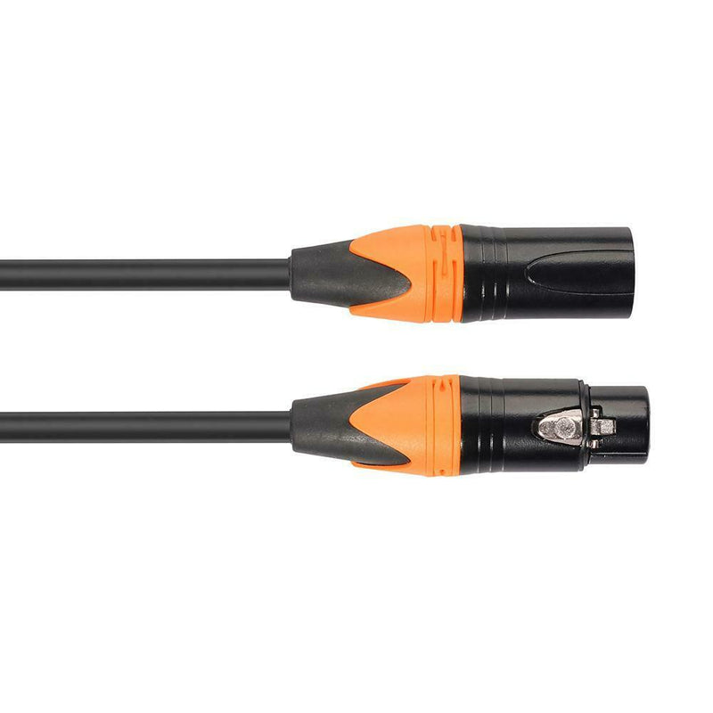 1.8m XLR Male to Female Microphone Audio Cable Adapter Wire Cord (Orange) A