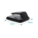 3 PCs Convenient Vehicle Hangers Auto Car Bag Hook Holder Black