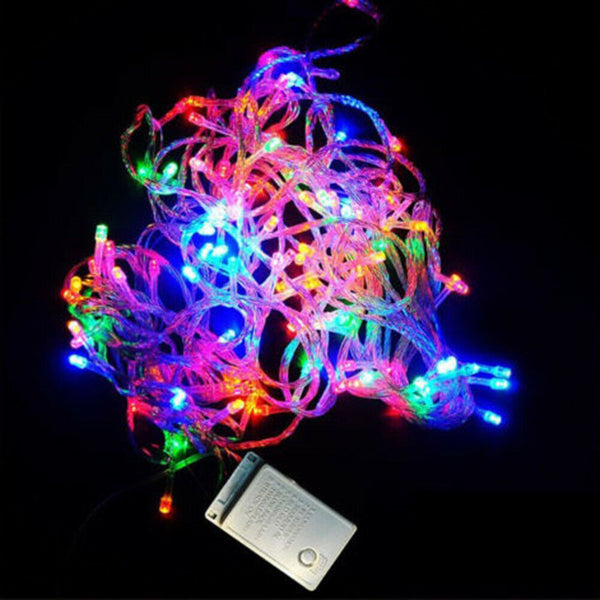 10M 100LED String Fairy Lights Indoor/Outdoor Christmas Party Light Lamp