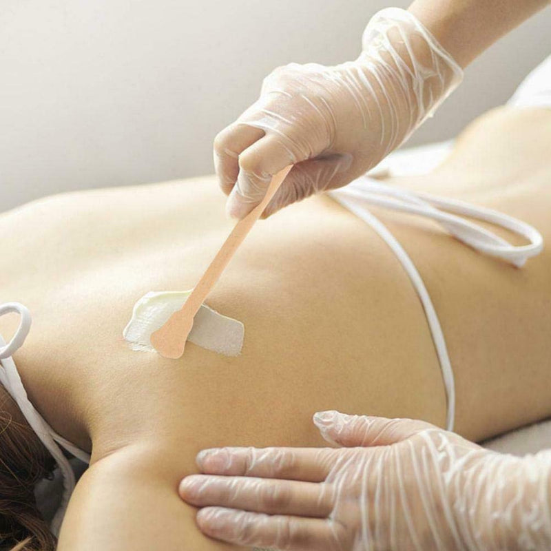 10Pcs Waxing Wax Wooden Disposable Bamboo Sticks Hair Removal Wax Stick