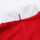 2pcs Christmas Dresses Set Girls Baby Cute Warm Costume Hat (6-12M)