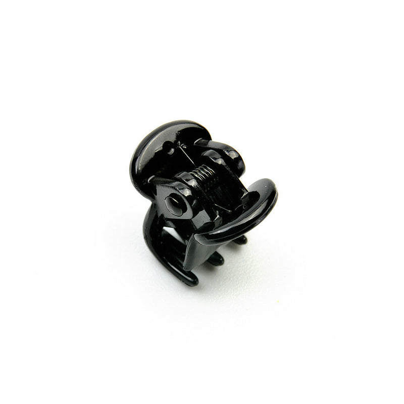 12X Black Plastic Mini Hairpin 6 Claws Hair Clip Clamp For Baby Girls Hair Tools