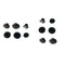 2 Set Silicone Earbuds Earplugs Ear Tips Replacement for Plantronics Voyager