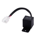 Black Motorcycle Bike 2 Pin 12V LED Turn Indicator Light Flasher Blinker Re