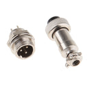 GX12 3 Pins Metal Waterproof Aviation Connector Plug & Socket