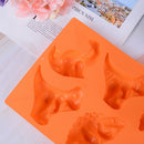 silicone chocolate mold dinosaur ice cube tray craft fun baking cake FT BX