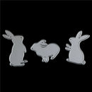 Jumping Rabbit Metal Steel Bud Sprout Scrapbooking Die Cuts Craft Folder Suit ME