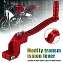 Aluminum Motorcycle Gear Shift Lever for 110cc 125cc ATV Dirt Pit Bike Red