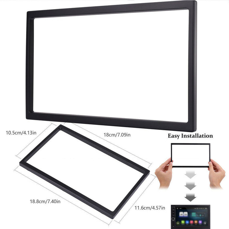 Universal Double DIN Frame/Trim/Surround Face Front Aperture Car Radio Frame AU!