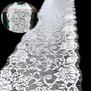 Decoration Desk Runner Rectangle Dinner Eyelash Lace Tablecloth Wedding Cover