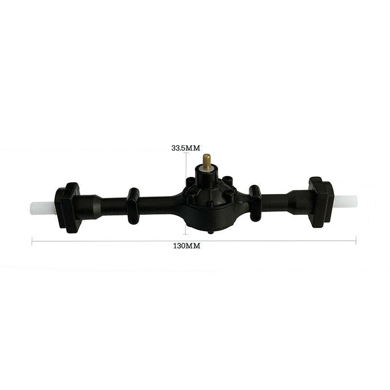Metal Gear Sturdy Rear Axle Assembly Spare Part for Wpl Fy001 1:16 Rc Truck S3A6