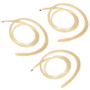 White Mongolian Horse Hair for Violin Viola Bows Unbleached