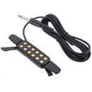 12Hole Sound Pickup Microphone Wire Amplifier Speaker for Acoustic Guitar3cG