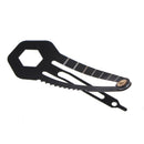 Multifunction women self protect hairpin outdoor pocket tool screwdriv keyrin Cy