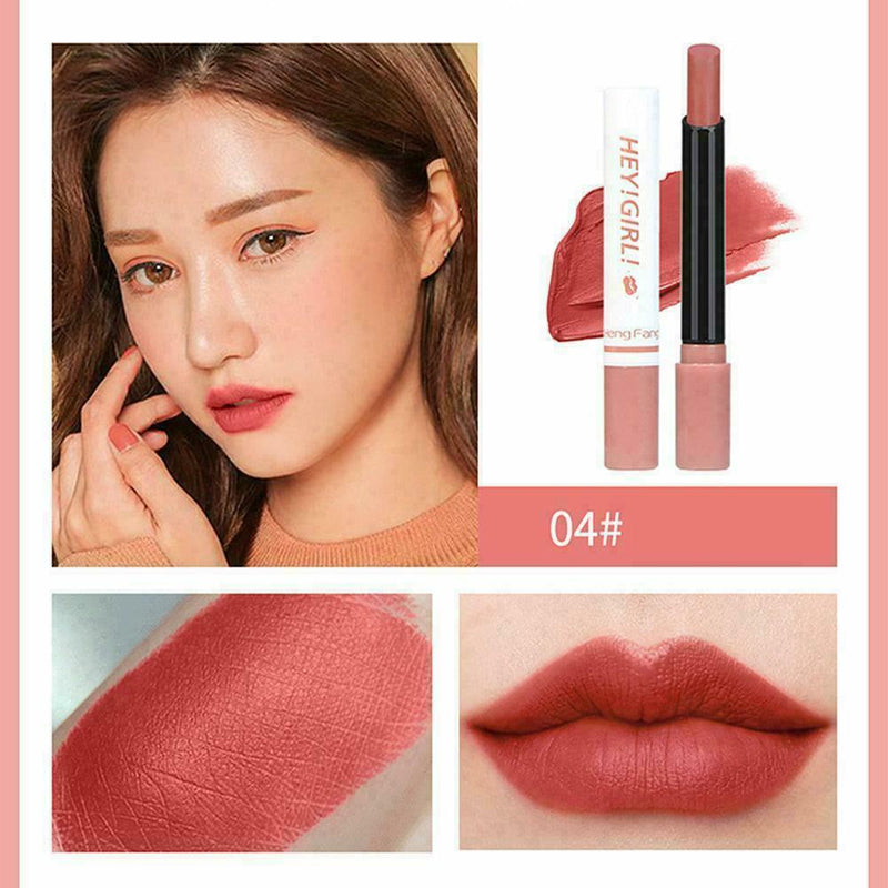 4Pcs/set Matte Lipstick Long Lasting Waterproof Beauty Lip Gifts Cosmetic G P7E4
