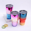 Stainless Steel Thermos Cup with Lid Straw 30Oz Insulated Beer Cup Drinking Z6S2
