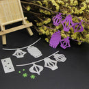 3pcs Conch Lantern Cutting Die Stencil Scrapbook Embossing Folder DIY Craft