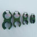20PIECE Trellis Plant Stakes Connectors Cross Clips Garden Fixed Clamps Green.