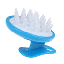Silicone Shampoo Brush Hair Scalp Cleansing Massage Brush Soft Silicone Comb`3C