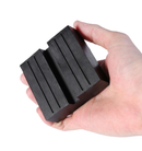 Car Rubber Square Slotted Frame Rail Floor Jack Guard Pad Adapter Repair Tool