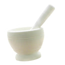 White Garlic Press Ginger Herbs Pepper Spice Pounder Mortar Pestle Kitchen