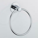 Bathroom Stainless Steel Round Wall Mounted Towel Ring Holder Hanger Rack A