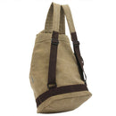 Manjianghong Backpack Man and Woman Backpacks leather canvas shoulder bag w
