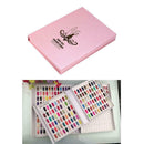 Salon Nail Art Display Book 120 Colors Tip Gel Polish Chart Book Pink