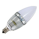 E12 3W LED Candle Lamp Candelabra Candlestick RGB Spot Light Bulb + Remote