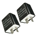 2x 12v 2-Pin  Adjustable LED Flasher Relay Fix