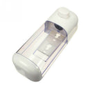 1X(500ml Bathroom Wall Mounted Soap Dispenser Transparent Shower Shampoo Li