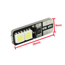 1pc Canbus Error Free Led White T10 168 194 W5W Wedge 4 Smd 5050 Light Bulb  OZ