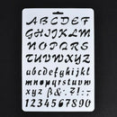 Lettering Stencils, Letter and Number Stencil, Painting Paper Craft Alphabe W8H5