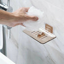 Soap Dishes Drain Holder Bathroom Organizer Wall Mounted Storage Rack Soap