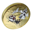 Christmas Memorial Coin Golden X4