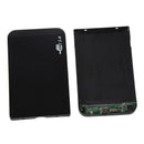 Aluminum 2.5" IDE HDD Hard Drive Enclosure Black Q6S5