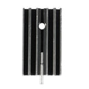 20x Black Aluminum Cooler Heat Sink Heatsink 25x15x10mm for TO-220 IC Y7V1