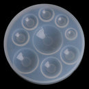 Round Silicone Mold DIY Jewelry Pendant Mould Handmade Craft Making Tool I4P8