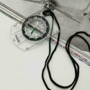 Scouts Military Compass Scale Ruler Baseplate Mini Compass Camping For Hiki U3T7