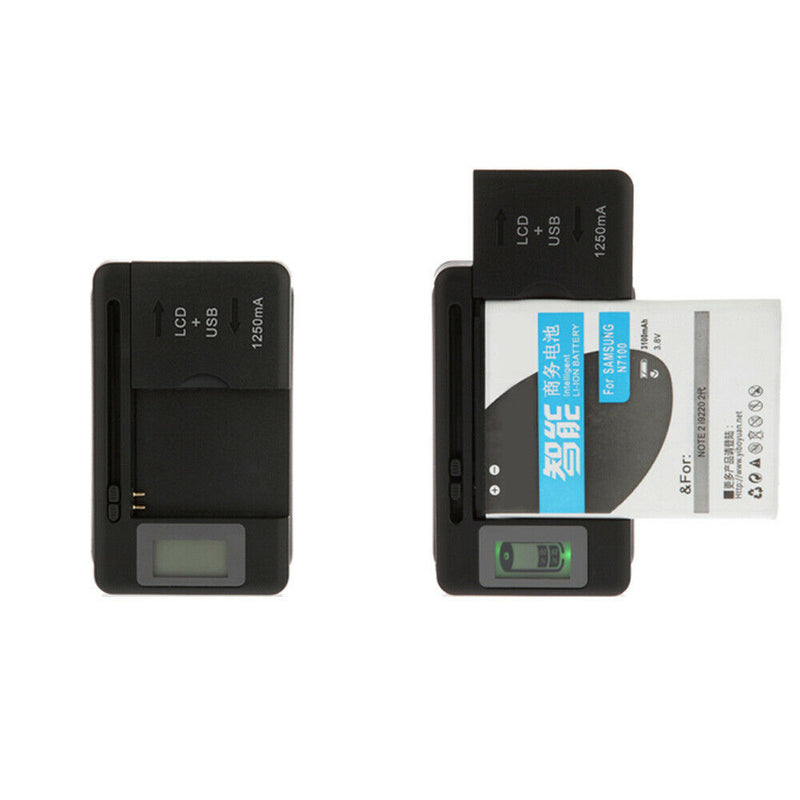 New Mobile Phone Battery Charger LCD Indicator For Cell Phones USB-Port Plug US